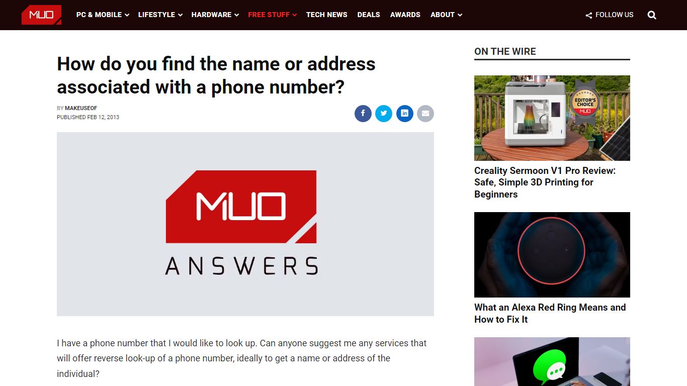 How do you find the name or address associated with a phone number? - MUO